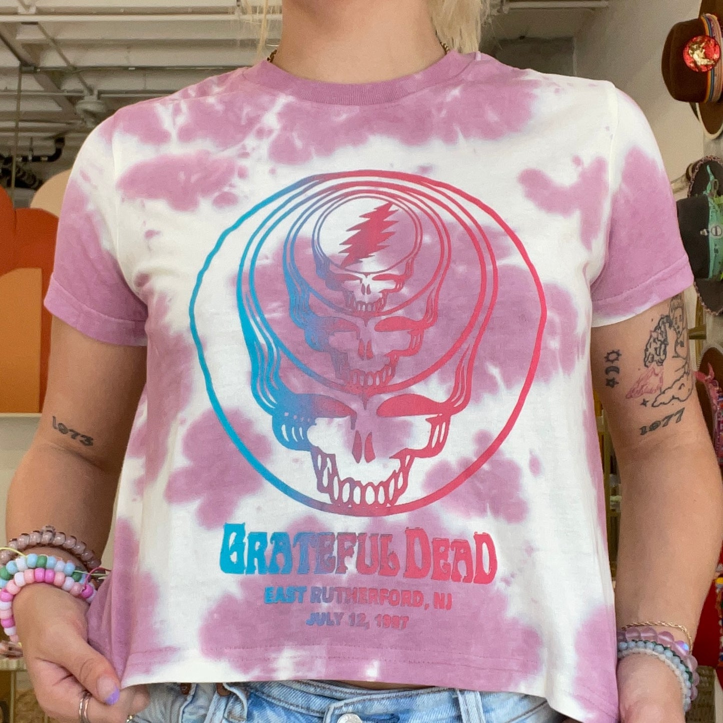 Grateful Dead Blush Tie Dye Band Tee WSL