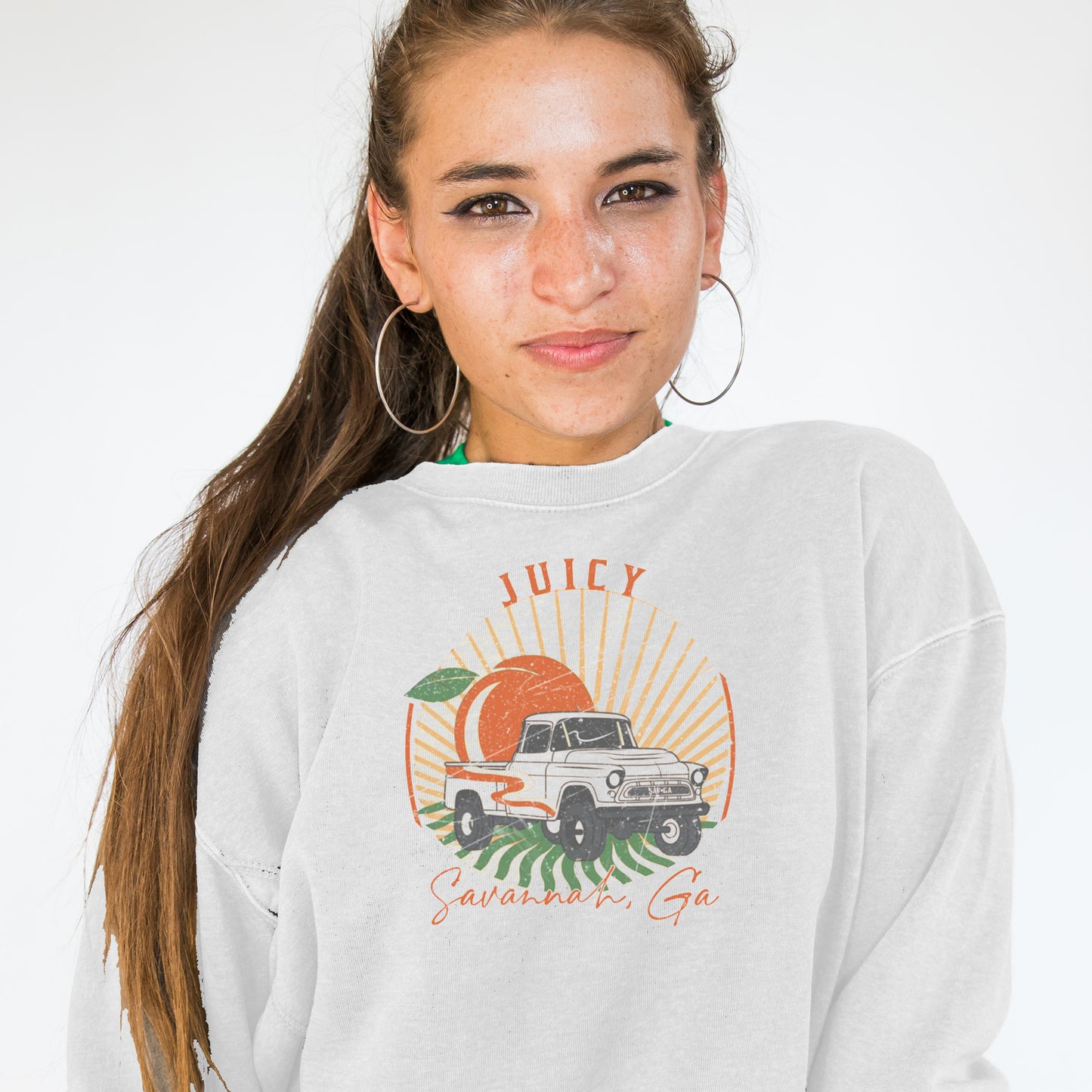 Peach Country Road