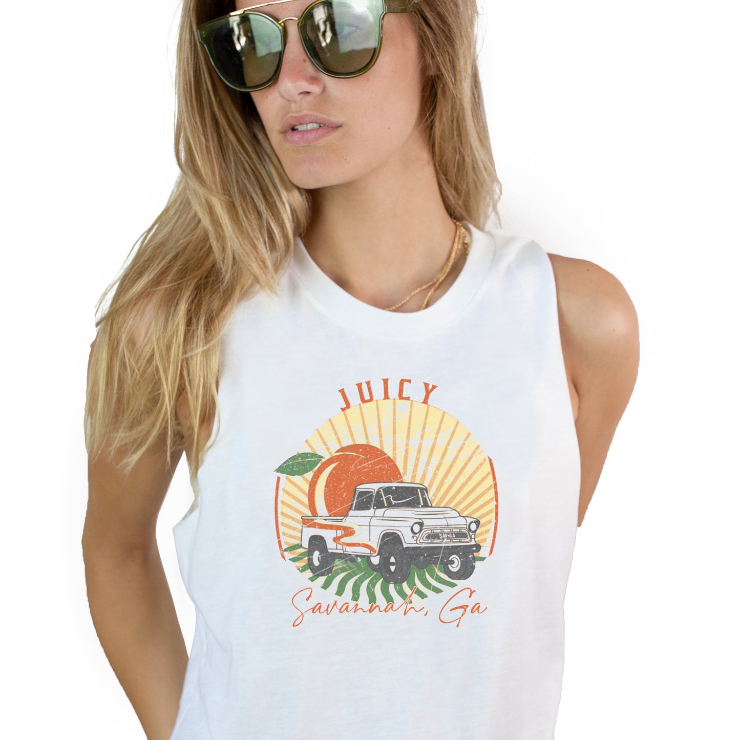 Peach Country Road